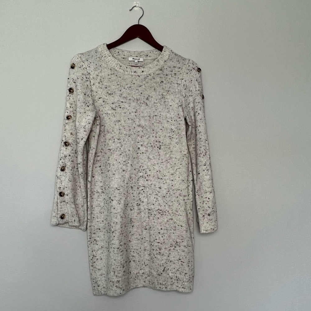 Barely Worn - Madewell Sweater Dress w/Buttons